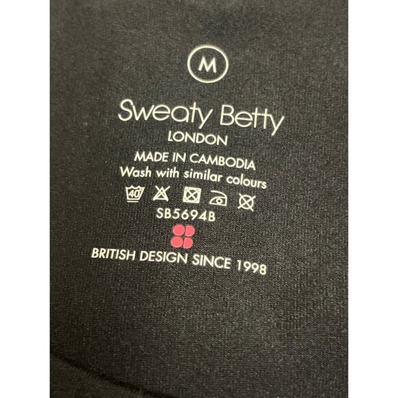 Sweaty Betty Black Gary Yoga Casual Jogger Jumpsuit Women's Size Medium - Picture 11 of 13